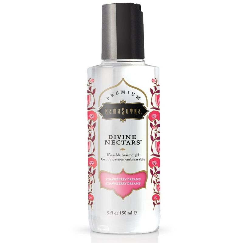 Divine Nectar Fraise KamaSutra – Lubrifiant corporel gourmand et sensuel