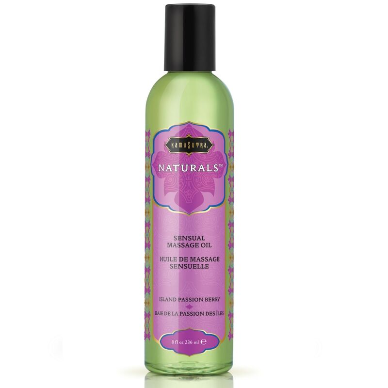 Huile de massage naturelle aux baies de la passion – Kama Sutra