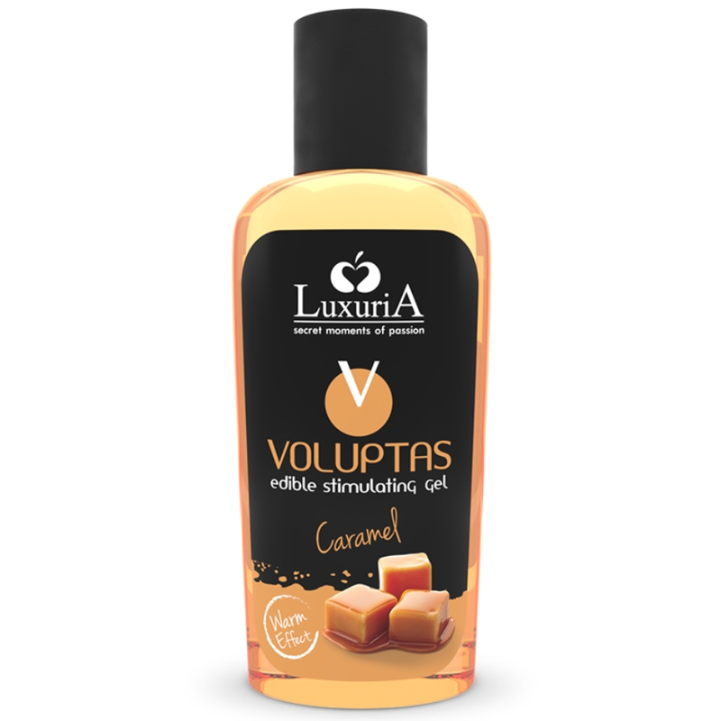 <strong>Gel de massage comestible</strong> au caramel – Voluptas