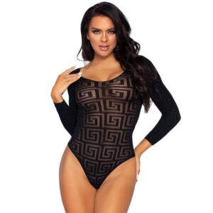 Body transparent opaque entrejambe pressionné – Leg Avenue