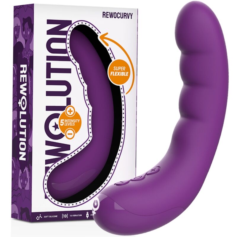 REWOCURVY : Vibromasseur Point G Flexible pour Plaisirs Intenses
