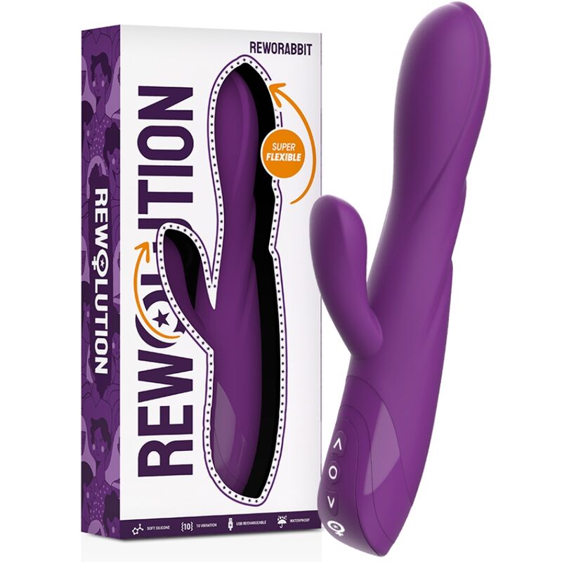 Vibromasseur A-Spot Double Action REWORABBIT – Pour un Plaisir Infini