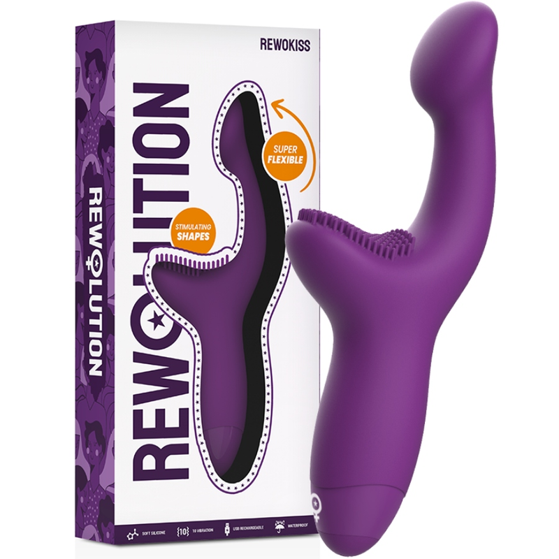 Vibromasseur A-Spot double vibration REWOKISS