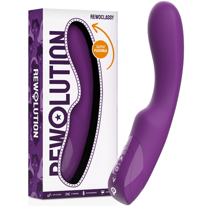 Vibromasseur Point G REWOCLASSY - Ondulations Sensuelles & Vibrations Puissantes