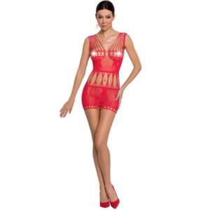 Mini-robe sexy en résille et dentelle Passion – Séduction ultime