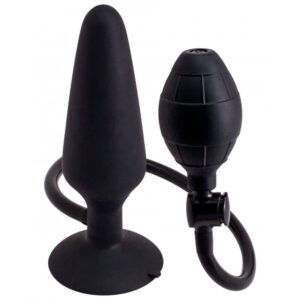Bouchon anal gonflable en silicone pour plaisir sur-mesure
