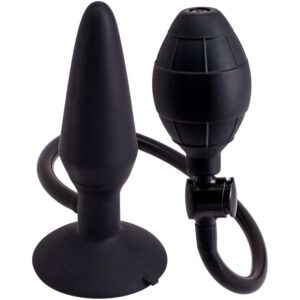 Bouchon anal gonflable en silicone pour plaisir sur mesure