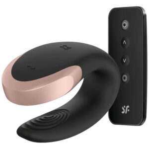 Vibromasseur pour couples Satisfyer Double Love : luxe et passion connectés