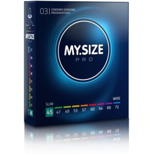 Préservatifs sur mesure MY.SIZE PRO 45 mm – Ultra-sensibilité et confort absolu