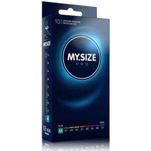 Préservatifs MY.SIZE PRO 45 mm – Ajustement parfait et ultra-sensibilité