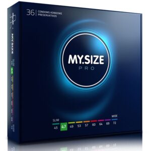 Préservatifs MY.SIZE PRO 47 mm – Confort sur mesure et plaisir absolu