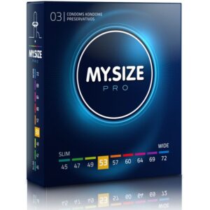Préservatifs MY.SIZE PRO 53 mm – Ultra-confort et plaisir sur-mesure
