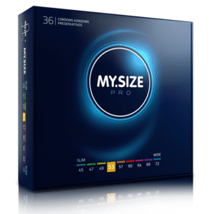 Préservatifs MY.SIZE PRO 53 mm : confort sur mesure et plaisir préservé
