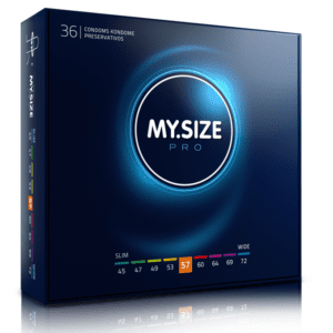 Préservatifs MY.SIZE PRO 57 mm – Sensation sur mesure, plaisir intensifié