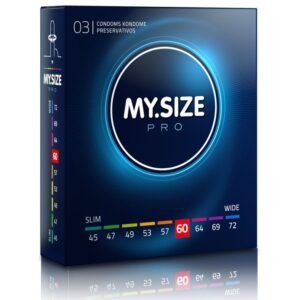 Préservatif sur-mesure MY.SIZE PRO 60 mm – Ultra-sensibilité & sécurité