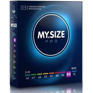 Préservatifs MY.SIZE PRO 69 mm – Confort sur mesure et ultra-sensations