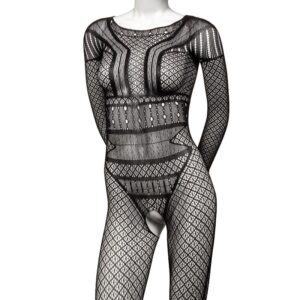 Combinaison sexy grande taille sans entrejambe – Jeu de séduction total