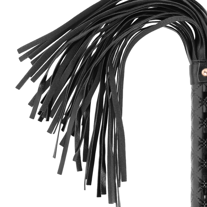 Cravache en cuir végétalien BEGME pour jeux BDSM élégants