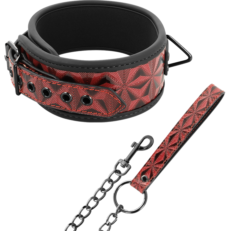 Collier chaîne BDSM en métal sans nickel – Accessoire de soumission sophistiqué