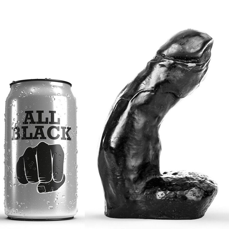 Petit gode réaliste All Black – Plaisir sculpté tout en douceur