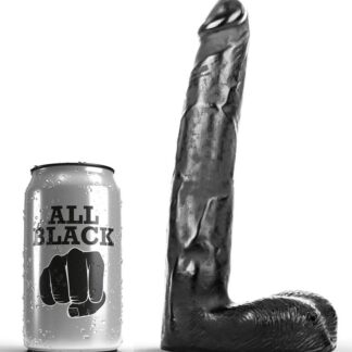 Gode réaliste All Black : plaisir intense et sensation authentique