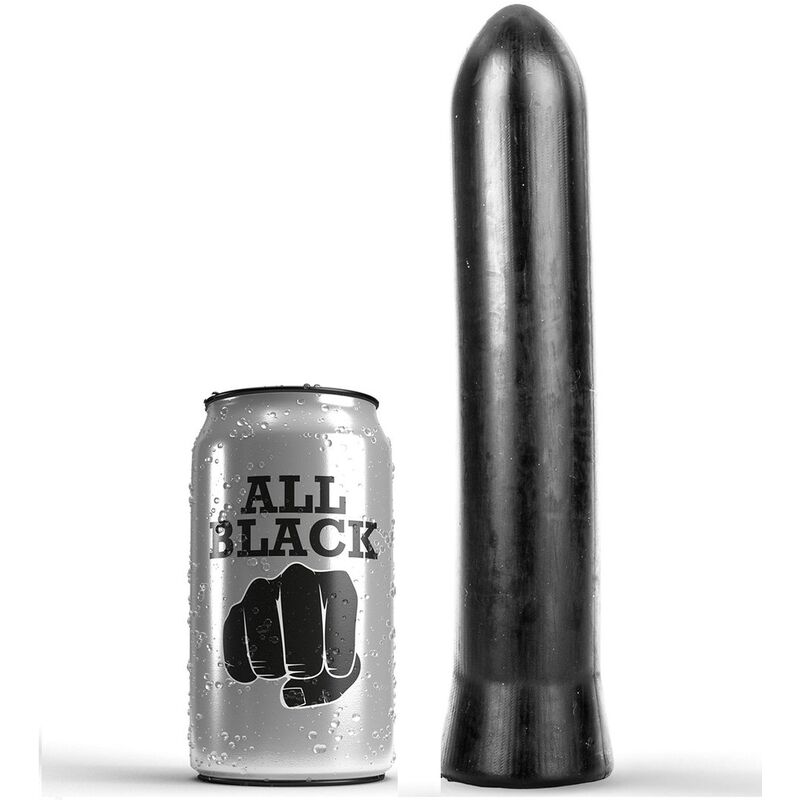 Gode réaliste All Black – Plaisir intense et naturalité absolue