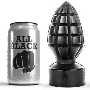 Plug anal grenade All Black : une explosion de plaisir assuré