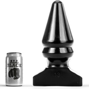 Plug Anal Géant All Black – Plaisir Intense XXL