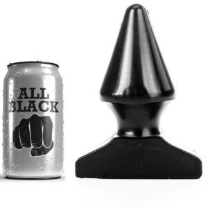 <strong>Plug anal All Black</strong> : plaisir intense et design conique