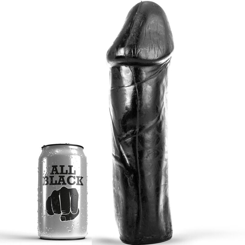 Gode All Black PVC – Plongée dans un plaisir sans limite