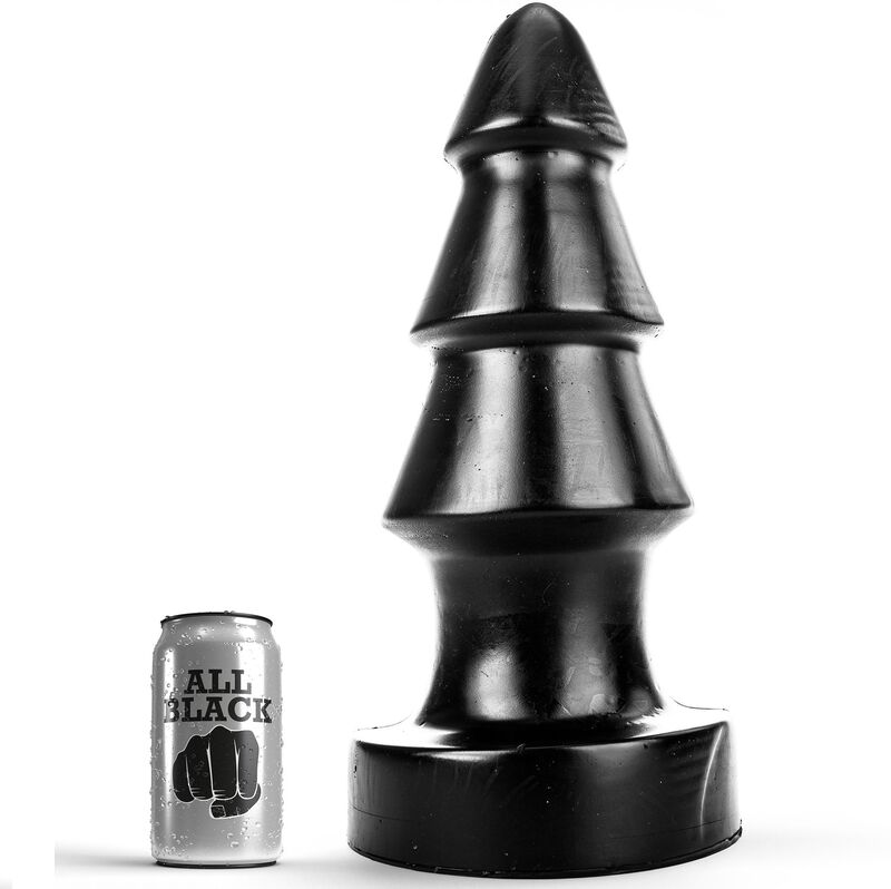 Plug anal géant All Black : plaisir extrême pour explorateurs audacieux