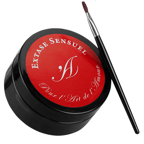 Peinture corporelle comestible au chocolat pour jeux intimes