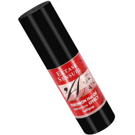 Huile de massage chauffante aux phéromones saveur sucette