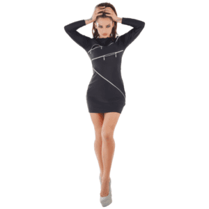 Robe sensuelle noire Osaka – Collection Autour du monde