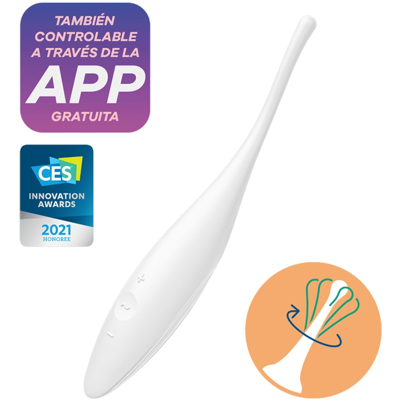 Satisfyer Twirling Joy : vibrateur plaisir précis et connecté