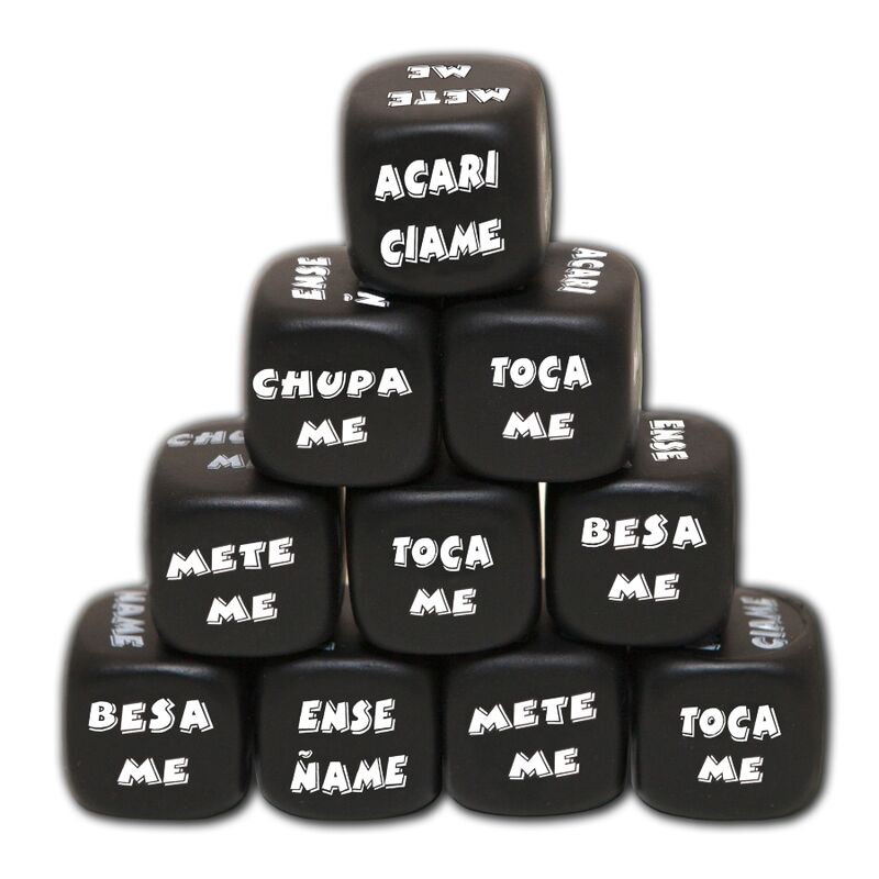 Jeu de Dés Érotiques Noir – Faites Monter la Température