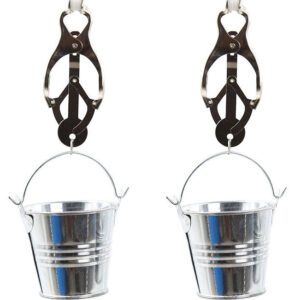 Pinces à tétons en métal Ohmama – Accessoire fétichiste exquis