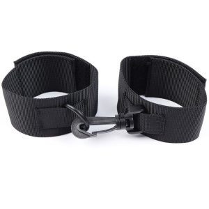 Menottes en nylon ajustables Ohmama pour jeux fétichistes