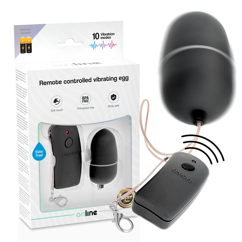 Œuf vibrant télécommandé pour couples – Discrétion & plaisir en duo
