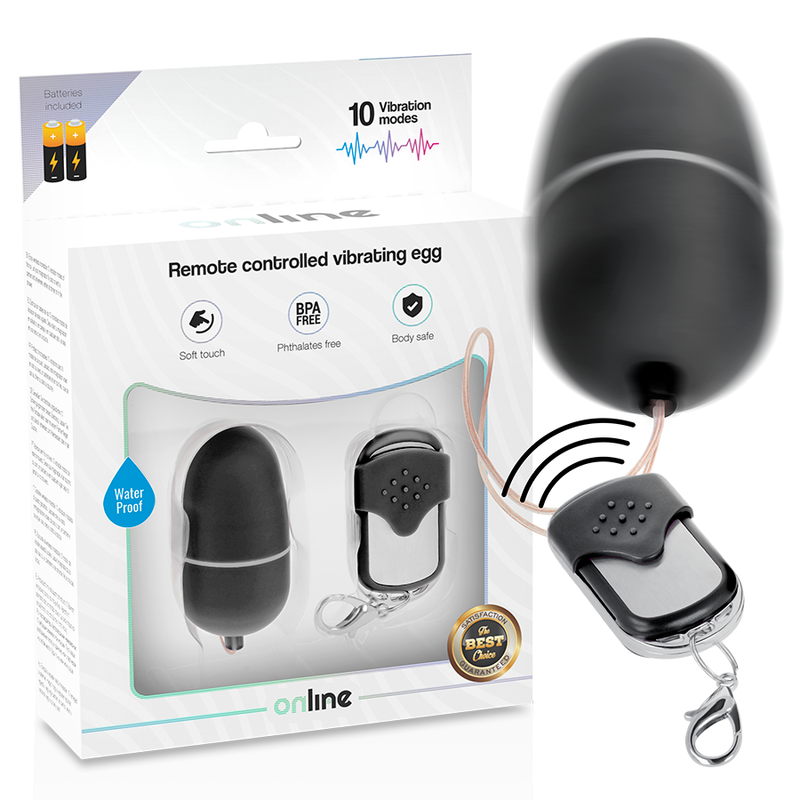 Œuf vibrant télécommandé ONLINE – Jouez où et quand vous voulez