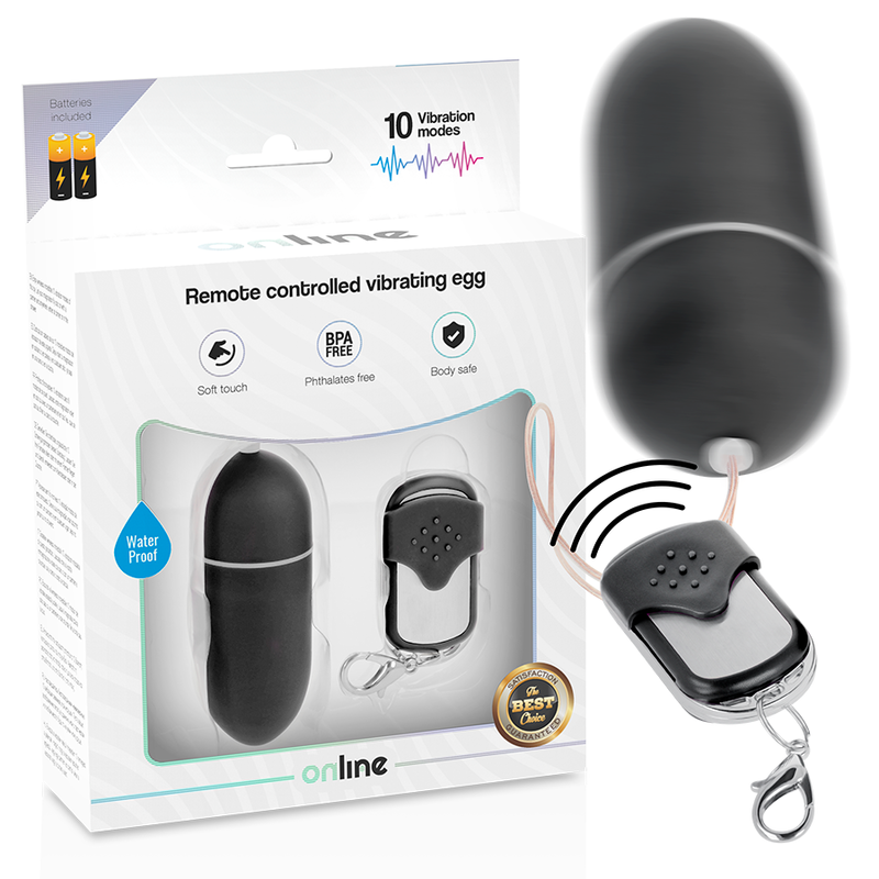 Œuf vibrant avec télécommande – Plaisir discret et connecté