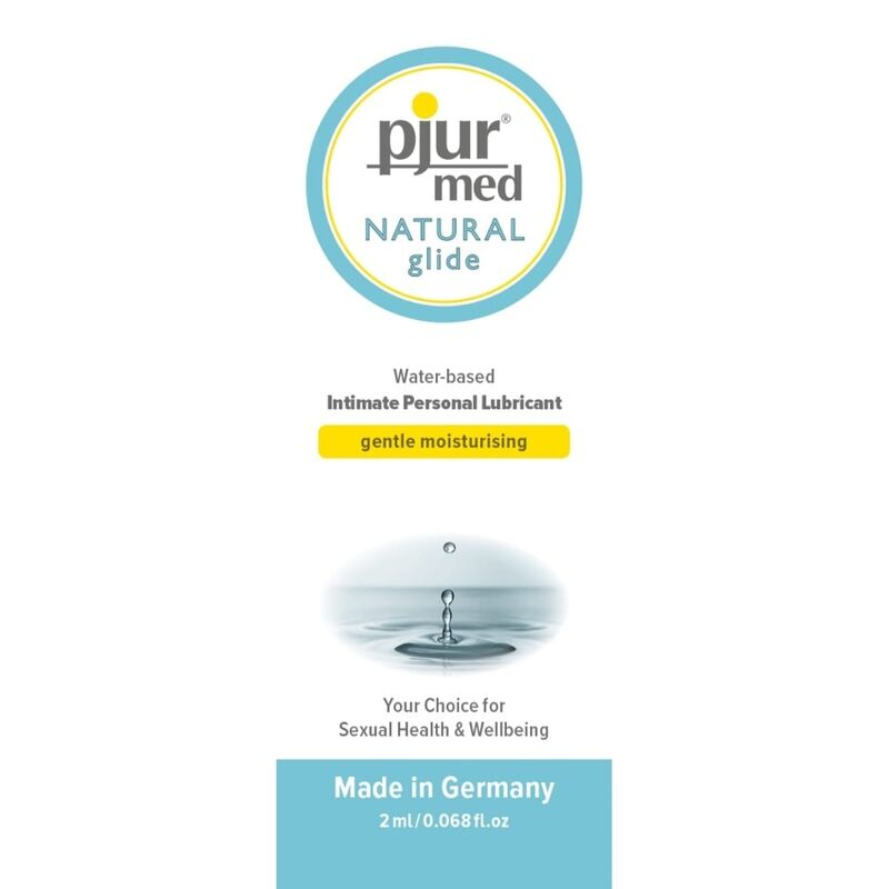 Lubrifiant naturel intime pour muqueuses sensibles – Pjur® med NATURAL Glide