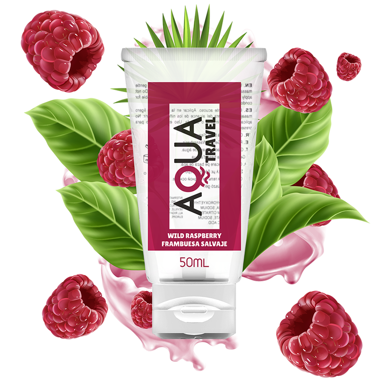Lubrifiant gourmand Aqua Travel – Framboise sauvage 50 ml
