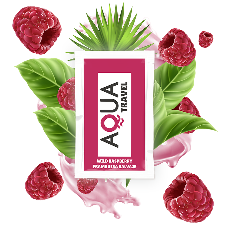 Lubrifiant gourmand à la framboise sauvage | Aqua Travel