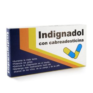 Boîte à médicaments érotique INDIGNADOL – Cadeau sensuel et plein d'humour