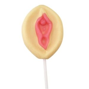 Sucette coquine en forme intime – friandise érotique irrésistible