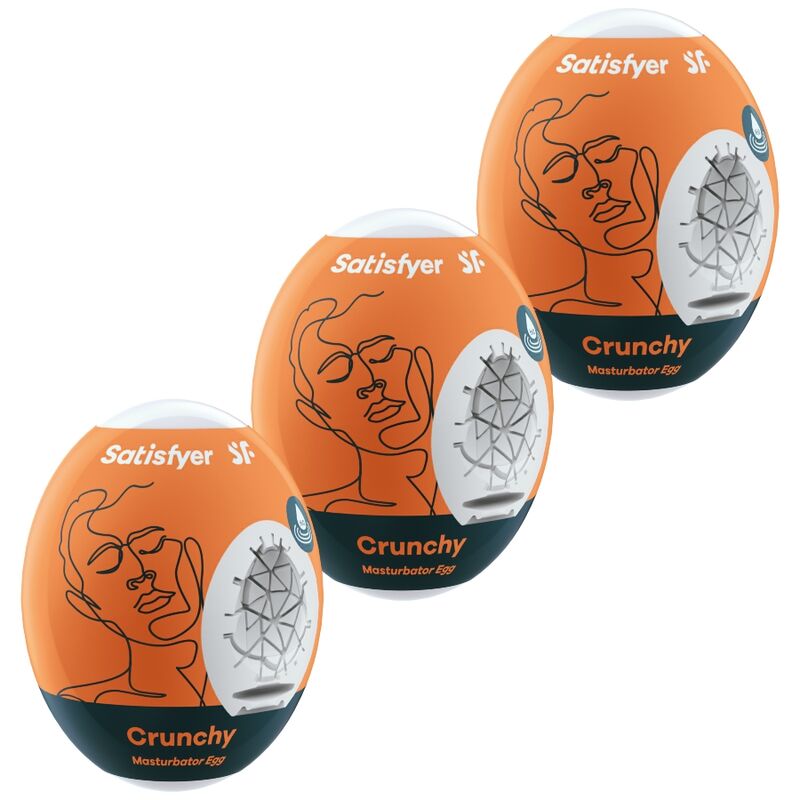 Œufs de masturbation Satisfyer EGGCITED CRUNCHY – Plaisir intuitif sans lubrifiant