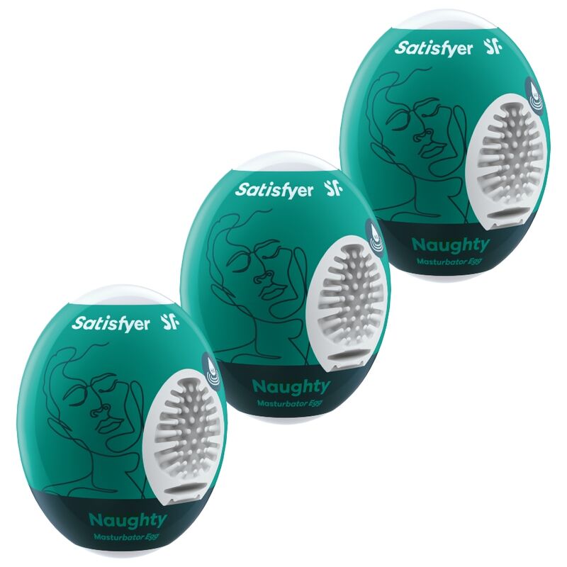 Œufs masturbateurs Satisfyer EGGCITED NAUGHTY – Plaisirs sensoriels sans lubrifiant