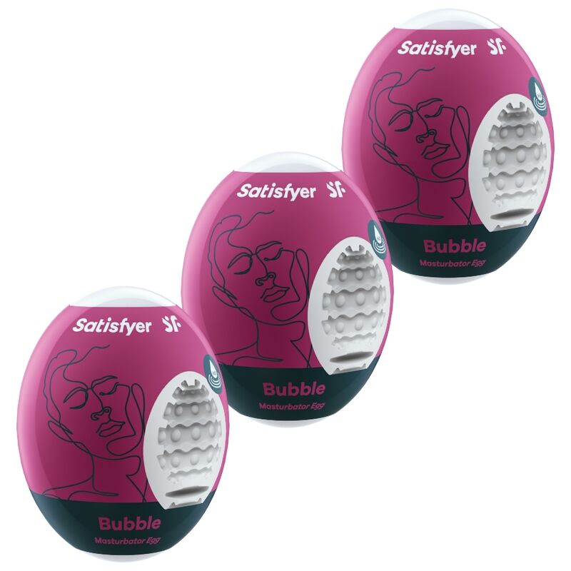 Œufs masturbateurs Satisfyer EGGCITED : plaisir instantané sans lubrifiant