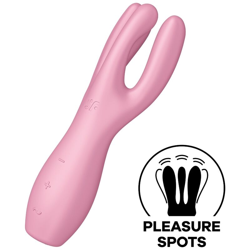 Satisfyer Threesome 3 : Vibromasseur pour Clitoris et Lèvres Ultra-Sensuel